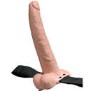 Fetish fantasy series - imbracatura regolabile pene realistico con sfere ricaricabili e vibratore 23 cm