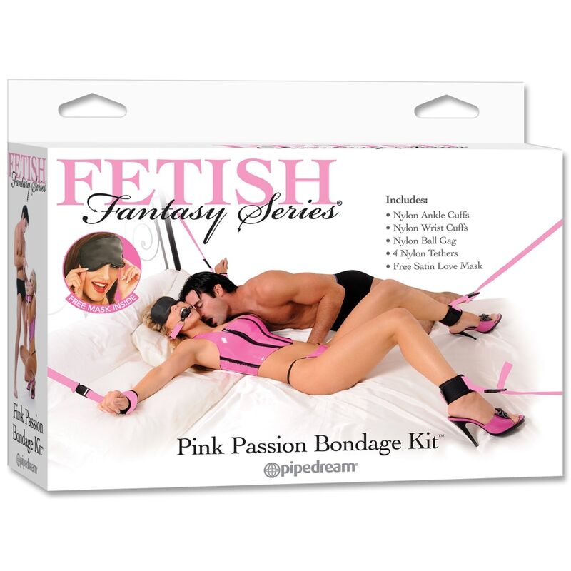Fetish fantasy series  - kit bondage rosa-3