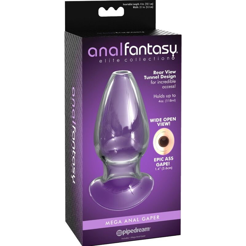 Collezione anal fantasy elite - dilatatore in cristallo anal gaper taglia l-2