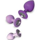 Fantasy for her - set di plug anali viola-1