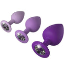 Fantasy for her - set di plug anali viola-2