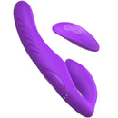 Fantasy for her - vibratore a doppia penetrazione telecomando 9 livelli viola-1