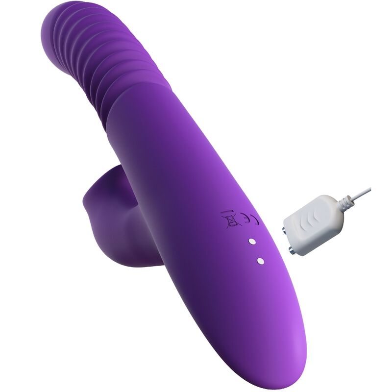 Fantasy for her - stimolatore del clitoride con oscillazione del calore e funzione vibrazione viola-3