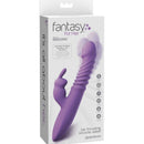 Fantasy for her - stimolatore per clitoride coniglio con funzione calore oscillazione e vibrazione viola-4