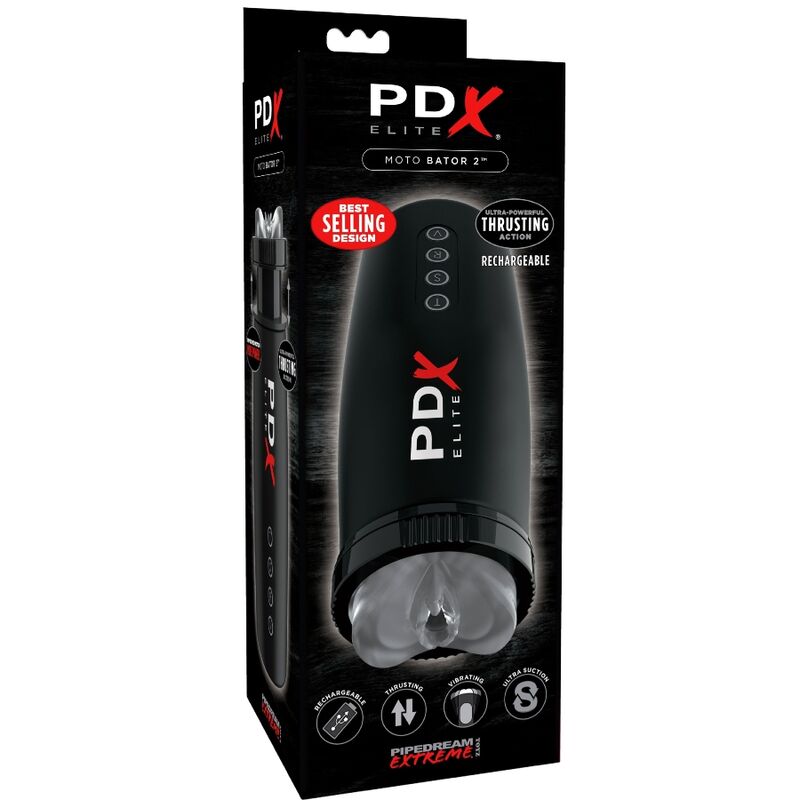 Pdx elite - masturbatore stroker ricaricabile ultra potente-5