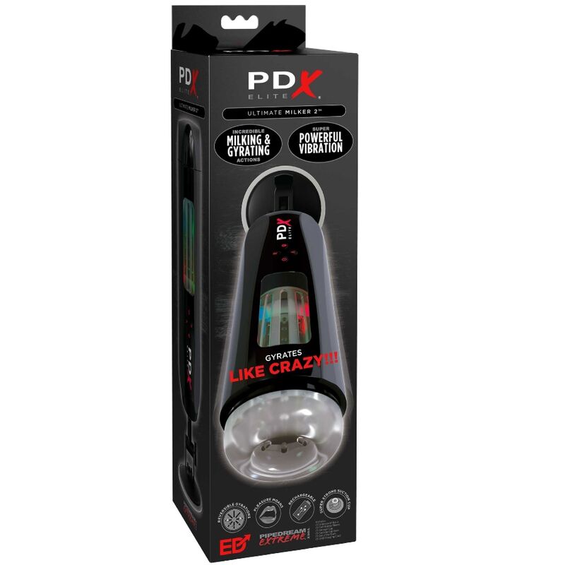 Pdx elite - stroker ultimate milker 2 masturbatore e vibratore rotante-2