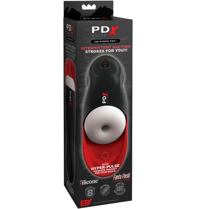 Pdx elite - masturbatore fap-o-matic pro stroker con base per testicoli-2