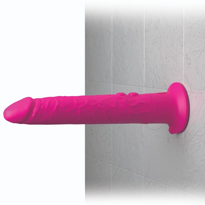 Classix - dildo in silicone banger da parete 15 cm rosa-2