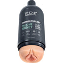 Pdx plus - masturbatore stroker dal design discreto con flacone shampoo milk me honey