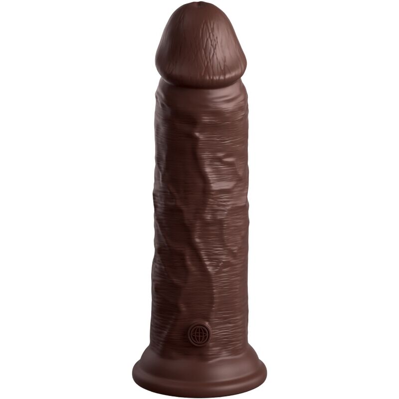 King cock elite - dildo realistico in silicone 20,3 cm marrone-2