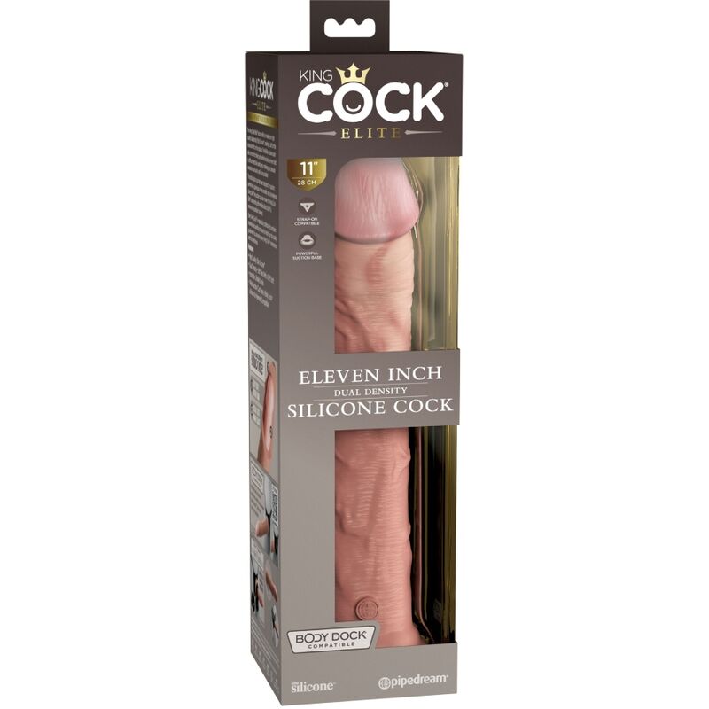 King cock elite - dildo realistico in silicone 28 cm-5