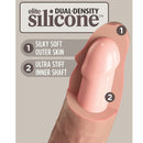 King cock elite - vibratore realistico e dildo in silicone telecomando 17,8 cm-3