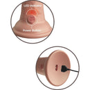 King cock elite - dildo vibrante realistico e silicone 20,3 cm-3