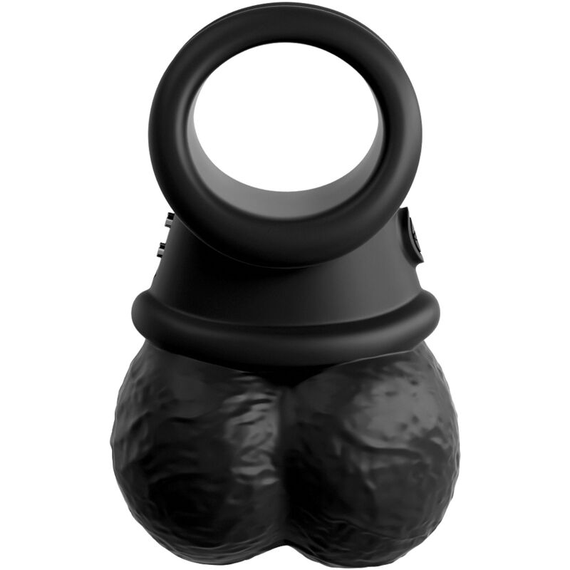 King cock elite - anello vibrante per testicoli in silicone-1