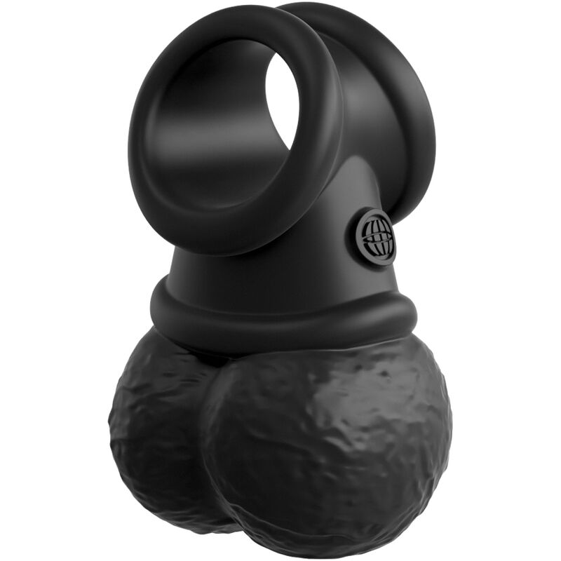 King cock elite - anello con testicoli in silicone