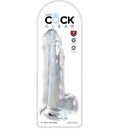 King cock clear - dildo con testicoli 20,3 cm trasparente-1