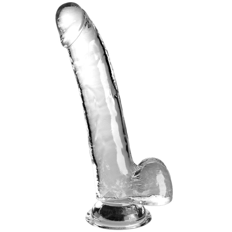 King cock clear - dildo con testicoli 20,3 cm trasparente