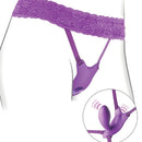 Fantasy for her - pettorina g-spot butterfly con vibratore, ricaricabile e telecomando viola-3
