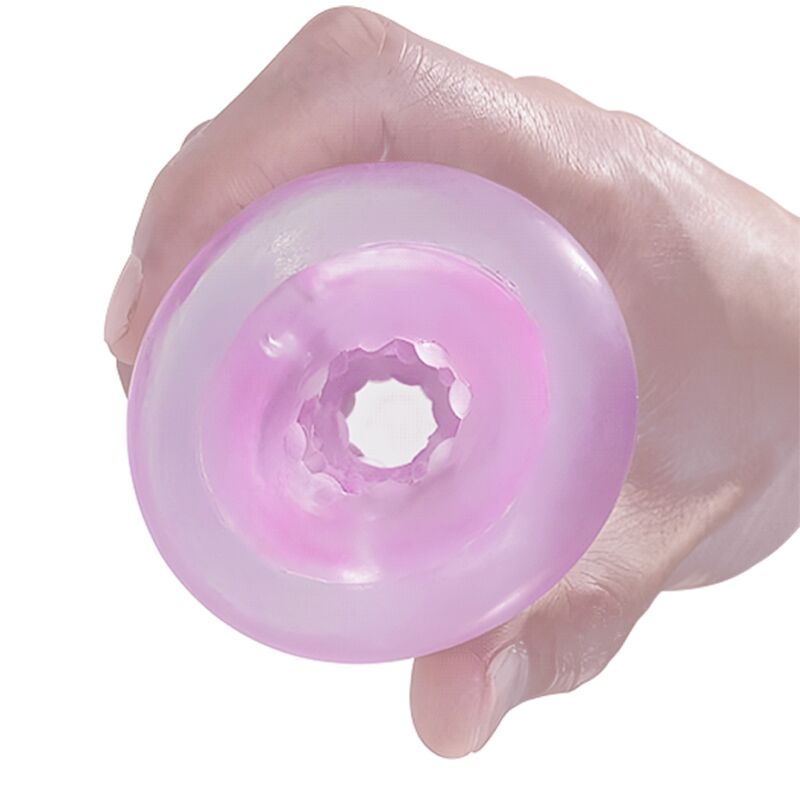 Pretty love - masturbador masculino fantasy espiral interna y bolas transparente-5