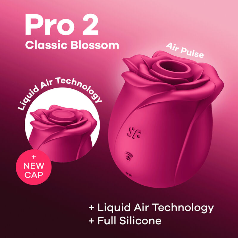 Satisfyer - air pulse vibratore pro 2 classic blossom-7