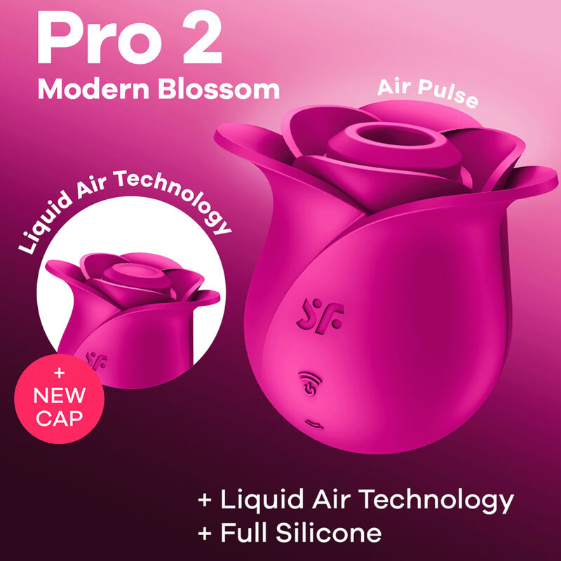 Satisfyer - air pulse vibratore moderno pro 2 blossom-7