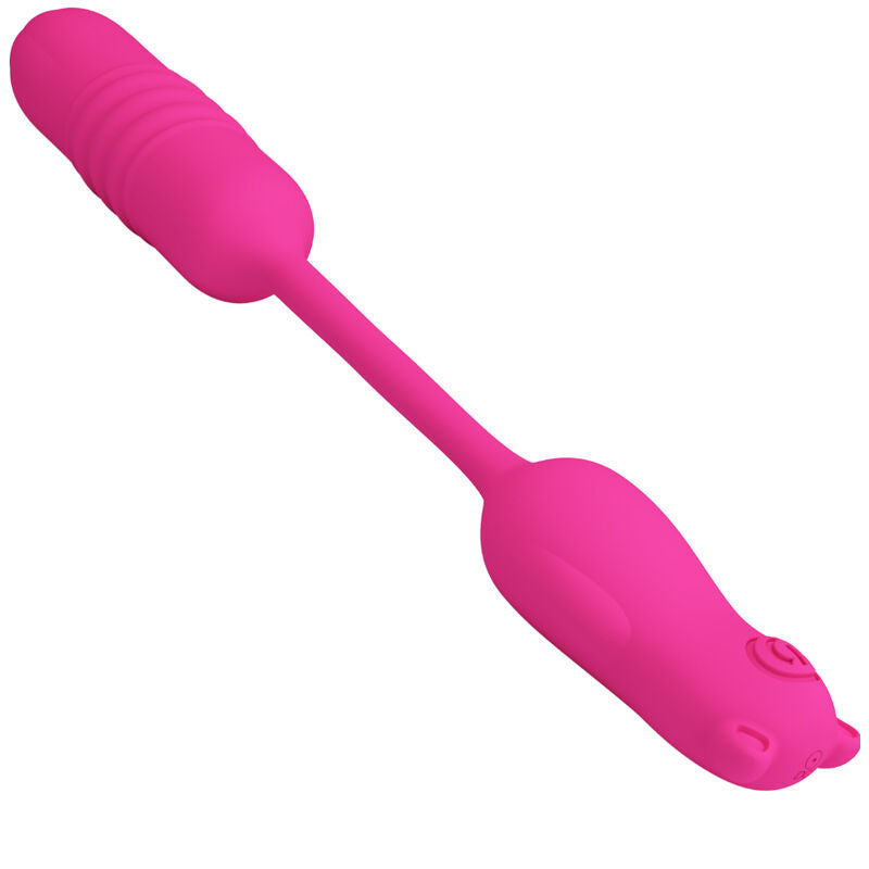 Pretty love - proiettore vibrante in silicone rosa-2