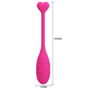 Pretty love - uovo vibrante pink fisher controllato da app-3