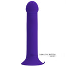 Pretty love - dildo vibrante murray youth e violetto ricaricabile-5