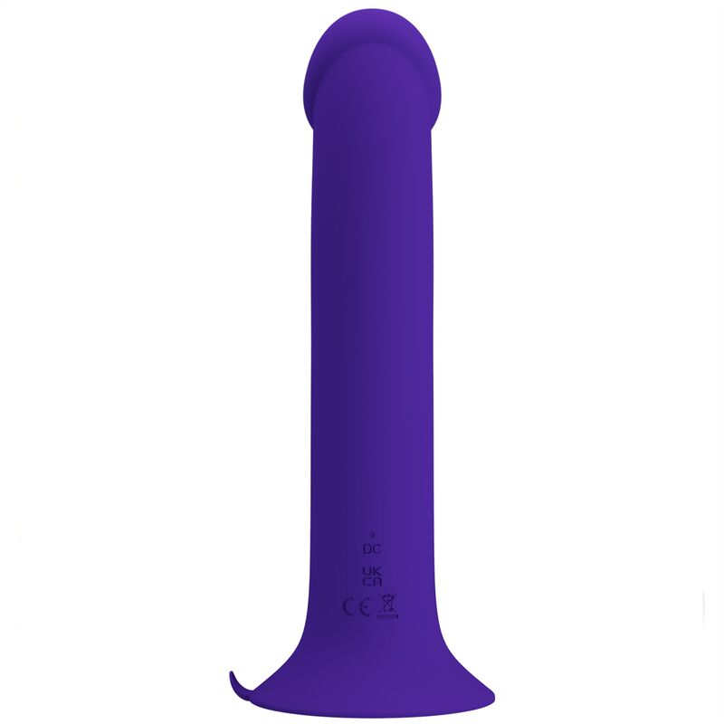 Pretty love - dildo vibrante murray youth e violetto ricaricabile-2