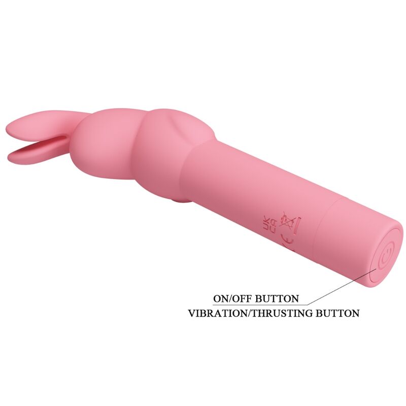 Pretty love - vibratore coniglietto rosa-5