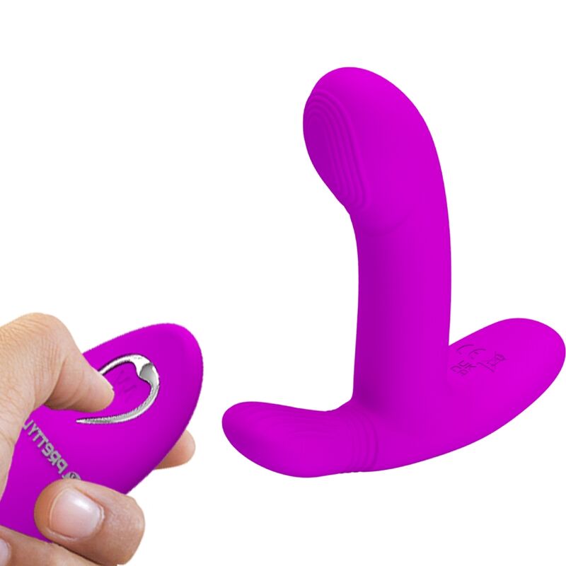 Pretty love - massaggiatore per clitoride geri telecomando rosa-4