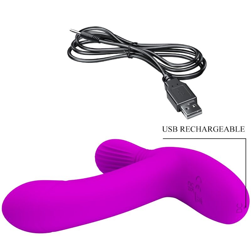 Pretty love - massaggiatore per clitoride geri telecomando rosa-7
