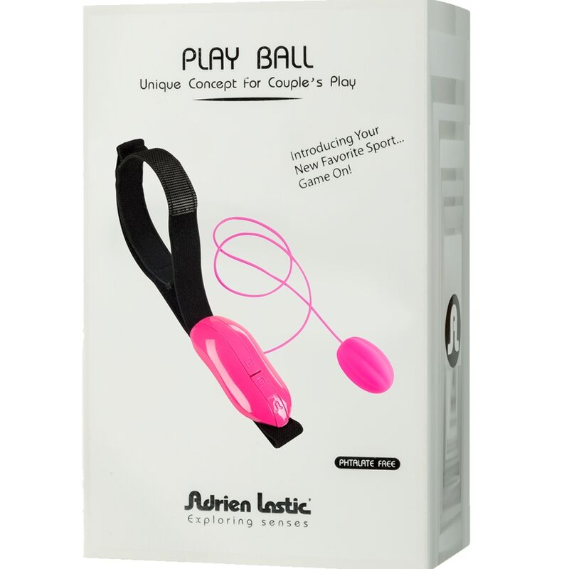 Adrien lastic - mini uovo vibrante play ball per coppia rosa-5