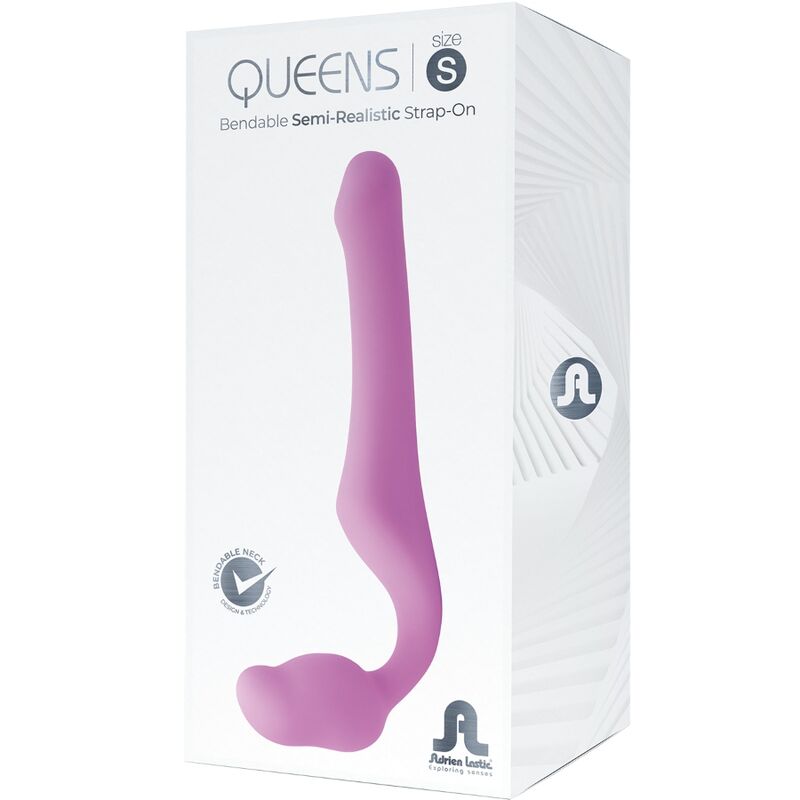 Adrien lastic - queens strap-on flessibile rosa taglia s-4