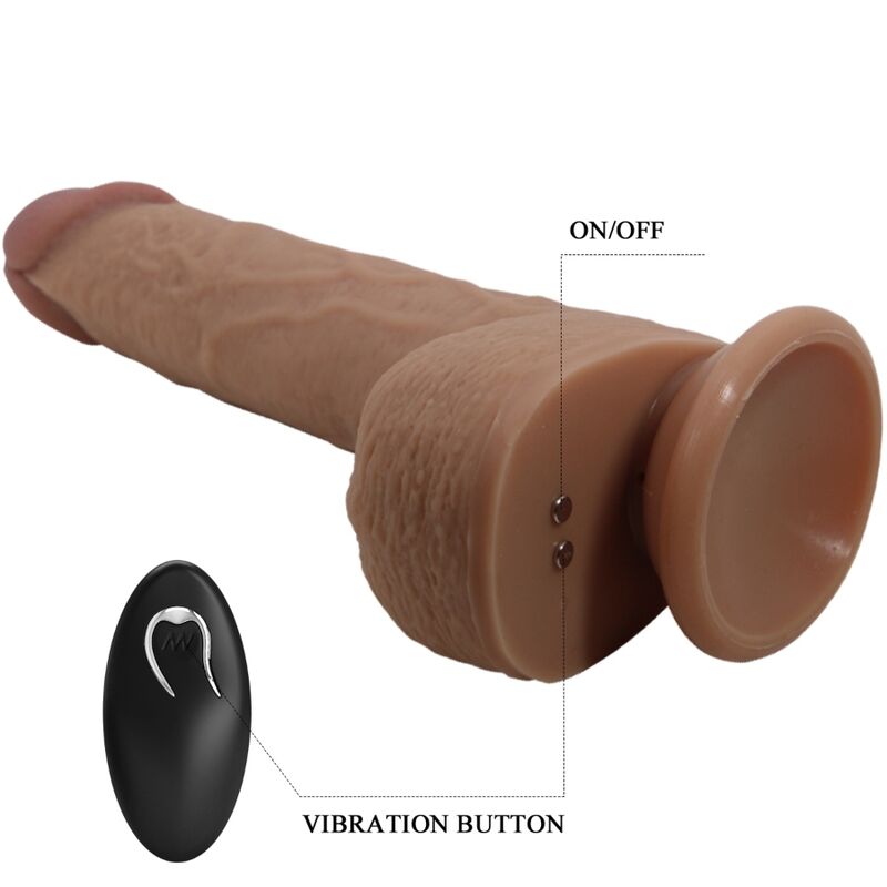 Pretty love - vibratore dildo realistico tommy 22.5 cm-5