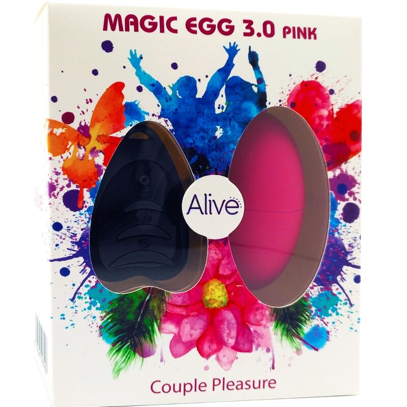 Alive - magic egg 3.0 telecomando uovo vibrante rosa-1