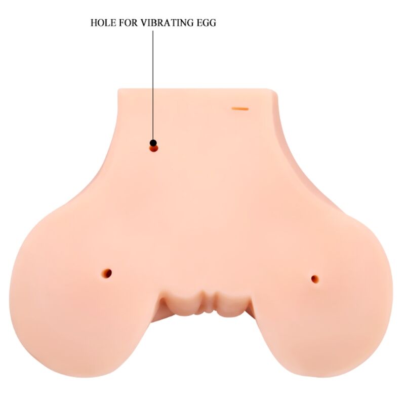 Crazy bull - vagina e ano con rete realistica con vibrazione-6