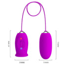 Pretty love - vibratore ricaricabile daisy dual egg viola-5