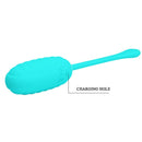 Pretty love - uovo vibrante ricaricabile kirk verde chiaro-6