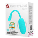 Pretty love - uovo vibrante ricaricabile kirk verde chiaro-9