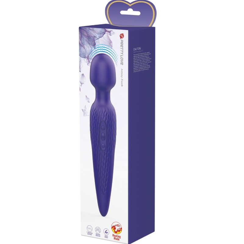 Pretty love - vibratore antony youth wand violetto effetto calore-6