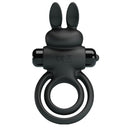 Pretty love - anello vibrator iii rabbit per pene nero