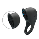 Pretty love - anello vibrante per pene con lingua nera-4