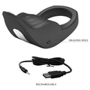 Pretty love - anello vibrante per pene susanna nero-3