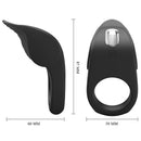 Pretty love - anello vibrante per pene susanna nero-4