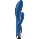 Satisfyer - spinning rabbit 1 stimolazione clitoride e punto g blu