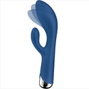 Satisfyer - spinning rabbit 1 stimolazione clitoride e punto g blu-4