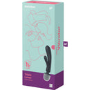 Satisfyer - massaggiatore vibratore coniglio triple lover grigio-6