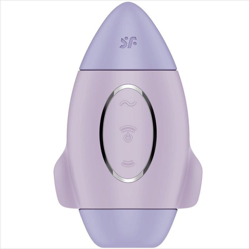 Satisfyer - mission control lilla piccolo vibratore a doppio impulso