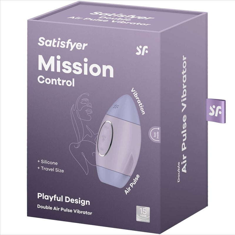 Satisfyer - mission control lilla piccolo vibratore a doppio impulso-4